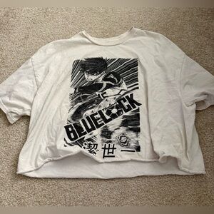 Anime official t shirt blue lock itoshi rin